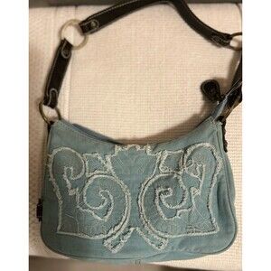 🚨Guess Hysteric Glamour Style Vintage Y2K Avantgarde bag Blue / Buckle Denim SM